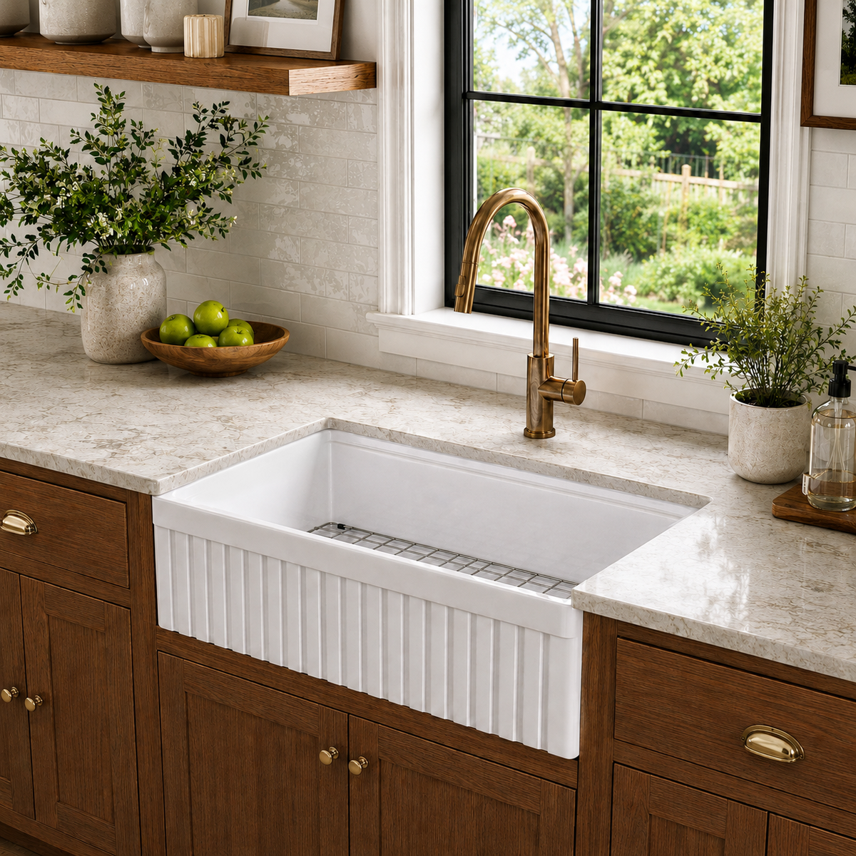 How to Replace a Farmhouse Sink Without Replacing the Countertop