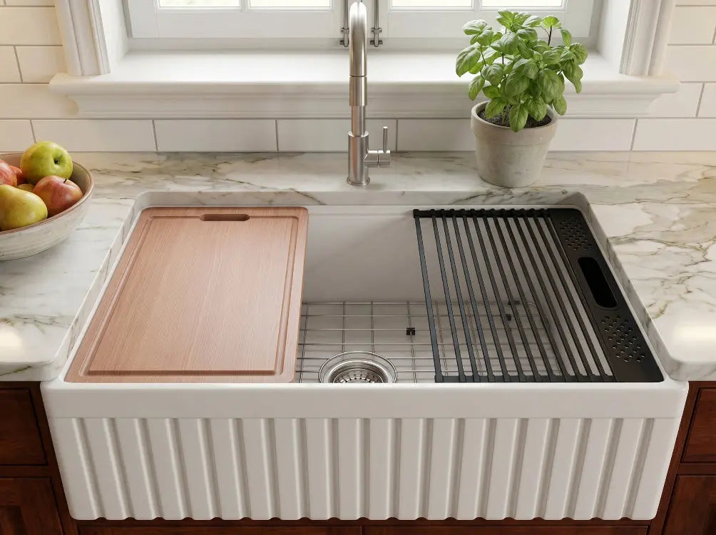 Fireclay Workstation Sinks