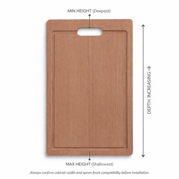Sapele cutting board